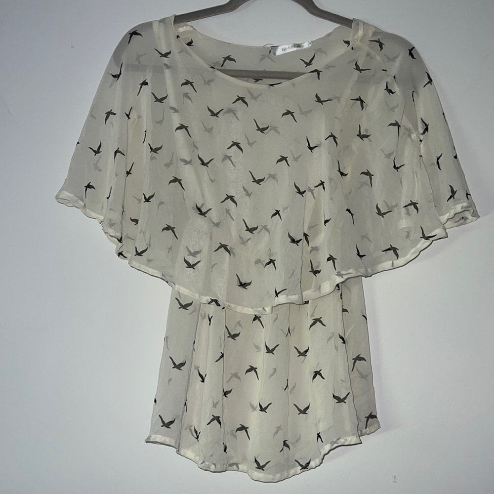 Small Hi-Beam Bird Blouse